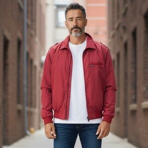 B12 Vintage Mens Members Only Iconic Full Zip Hipster Jacket XXL